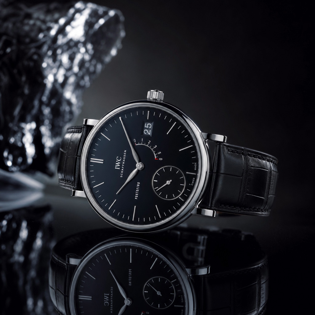 Spot publicitaire d'une montre de luxe en studio